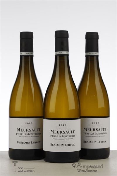 MEURSAULT LES GENEVRIERES 2020 - Benjamin Leroux - 3 Bottles