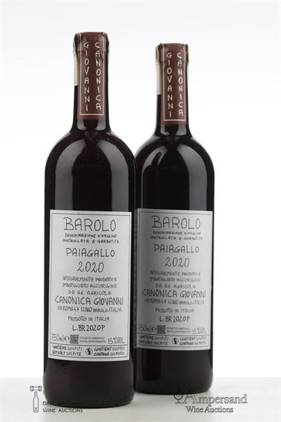 BAROLO PAIAGALLO 2020 - Canonica - 2 Bottles