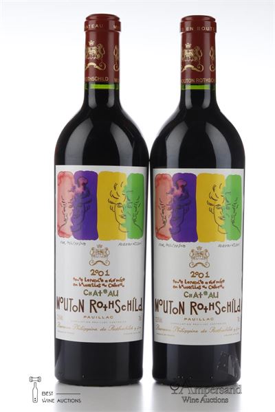 MOUTON ROTHSCHILD 2001 - 2 Bottles
