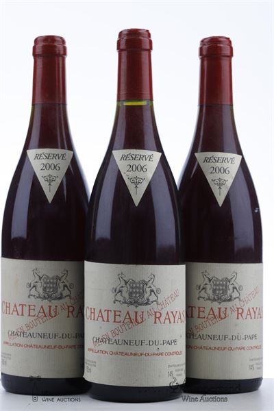 CHATEAUNEUF DU PAPE RAYAS 2006 - Reynaud - 3 Bottles