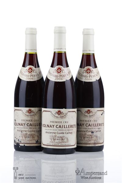 VOLNAY CAILLERETS ANCIENNE CUVEE CARNOT 2006 - Bouchard - 3 Bottles