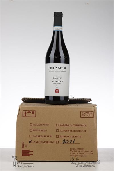 LANGHE NEBBIOLO 2021 - Giulia Negri - 6 Bottles - Oc 6