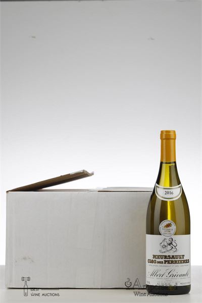 MEURSAULT CLOS DES PERRIERES 2016 - Albert Grivault - 12 Bottles - Oc 12