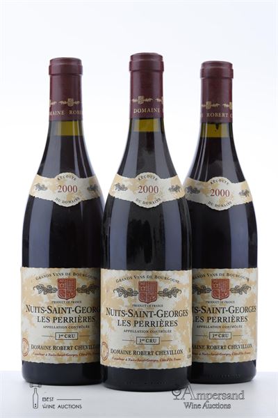 NUITS ST GEORGES LES PERRIERES 2000 - Robert Chevillon - 3 Bottles