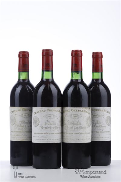 CHEVAL BLANC 1983 - Mc - 4 Bottles