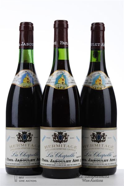 HERMITAGE LA CHAPELLE 1990 - Paul Jaboulet - 3 Bottles