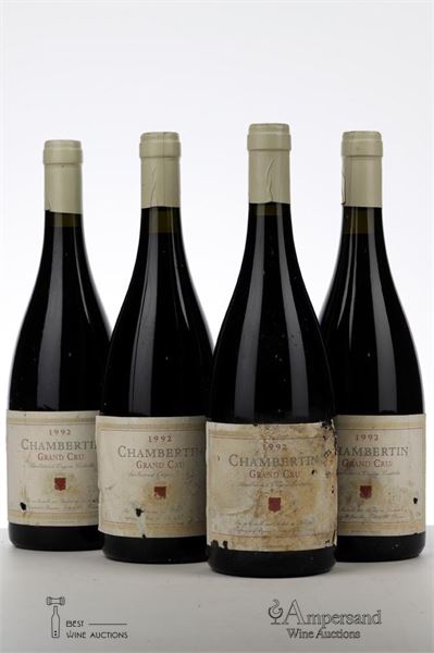 CHAMBERTIN 1992 - Hubert de Lachapelle - 4 Bottles