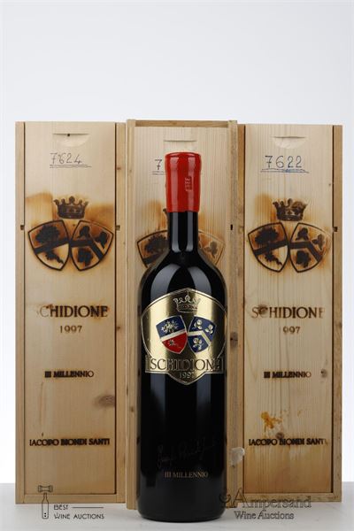 SCHIDIONE IL MILLENNIO 1997 - Jacobo Biondi Santi - 3 Magnums - Owc1