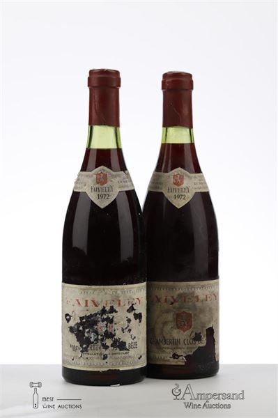 CHAMBERTIN CLOS DE BEZE 1972 - Faiveley - 2 Bottles