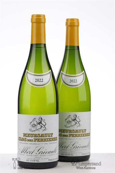 MEURSAULT CLOS DES PERRIERES 2022 - Albert Grivault - 2 Bottles