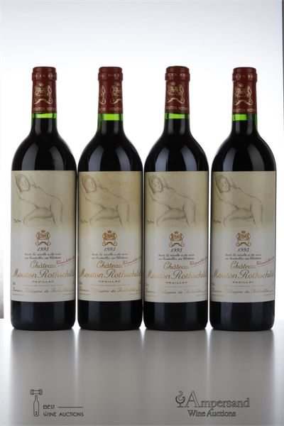 MOUTON ROTHSCHILD 1993 - 4 Bottles