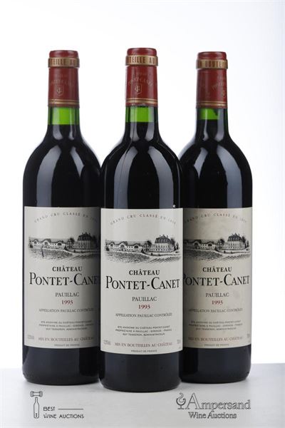 PONTET CANET 1993 - Mc - 3 Bottles