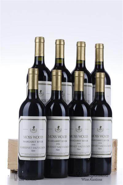 MOSS WOOD CABERNET SAUVIGNON 1996 - Moss Wood Vineyard - 8 Bottles