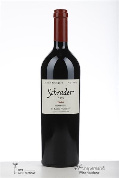 SCHRADER CCS BECKSTOFFER TO KALON VINEYARD CABERNET SAUVIGNON 2010 - Schrader Cellars - 1 Bottle