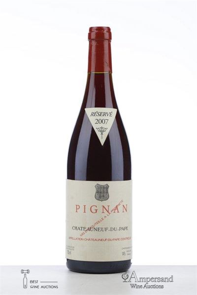 CHATEAUNEUF DU PAPE PIGNAN 2007 - Rayas - 1 Bottle