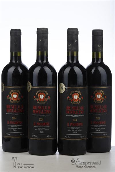 BRUNELLO DI MONTALCINO IL POGGIONE 2004 - Franceschi - 4 Bottles