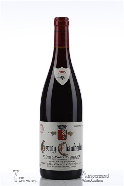 GEVREY CHAMBERTIN LAVAUX ST JACQUES 2005 - Armand Rousseau - 1 Bottle