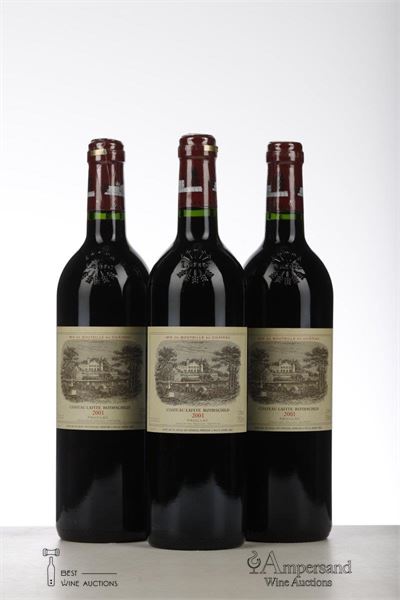 LAFITE ROTHSCHILD 2001 - Mc - 3 Bottles