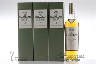 MACALLAN FINE OAK 8 Y NV - Macallan - Alc 40% - 3 Bottles - Oc 1