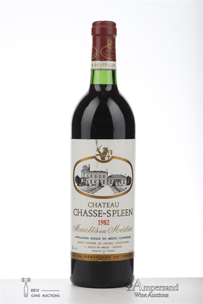 CHASSE SPLEEN 1982 - Mc - 1 Bottle