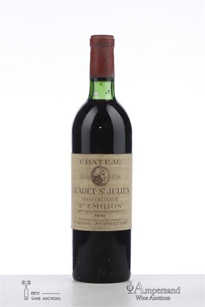 GUADET ST JULIEN 1970 - Mc - 1 Bottle