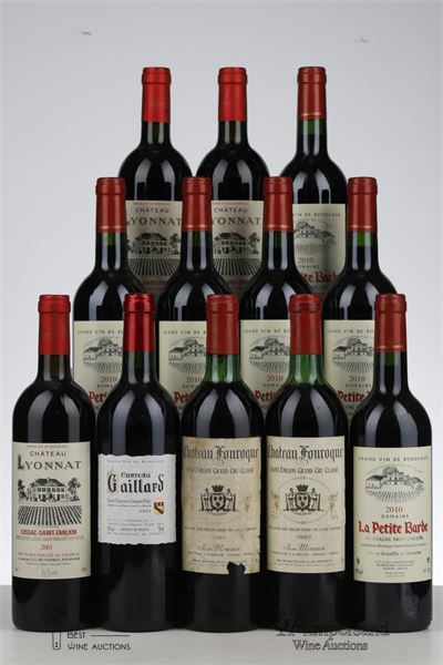 LOT BORDEAUX MIXED - Mc - 12 Bottles