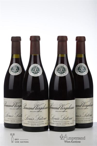 PERNAND VERGELESSES ROUGE 1992 - Louis Latour - 4 Bottles