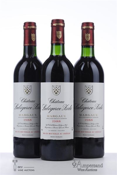 LABEGORCE ZEDE 1988 - Mc - 3 Bottles