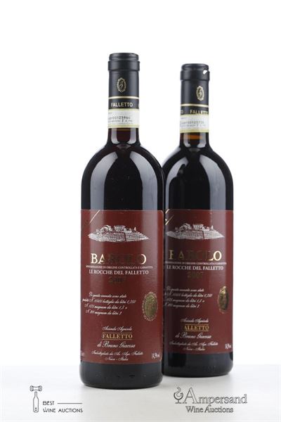 BAROLO LE ROCCHE RISERVA 2007 - Bruno Giacosa - 2 Bottles