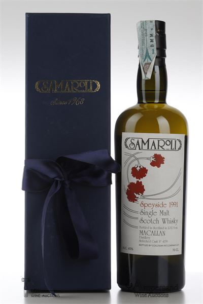 1991 MACALLAN SPEYSIDE BOTTLED 2012 - Samaroli - Alc 45% - 1 Bottle - Oc 1
