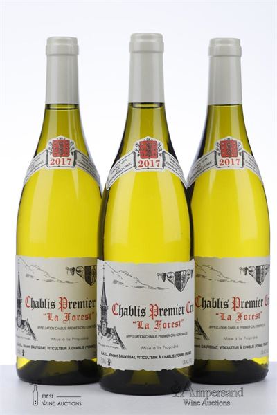 CHABLIS LA FOREST 2017 -  Dauvissat - 3 Bottles