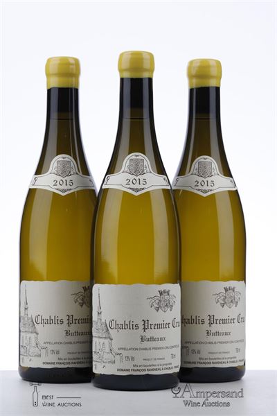 CHABLIS BUTTEAUX 2015 - Francois Raveneau - 3 Bottles