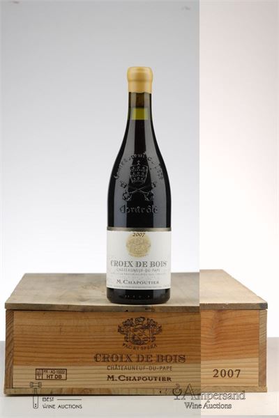 CHATEAUNEUF DU PAPE CROIX DE BOIS 2007 - Chapoutier  - 5 Bottles - Owc 6