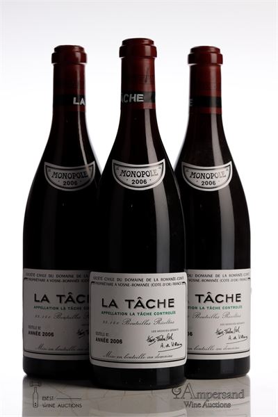 LA TACHE 2006 - Domaine de la Romanee Conti - 3 Bottles