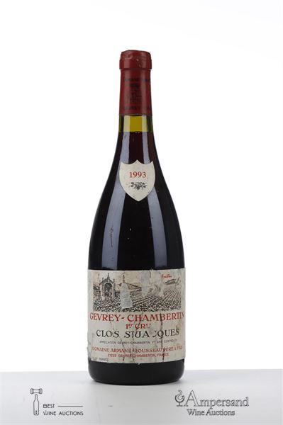 GEVREY CHAMBERTIN CLOS ST JACQUES 1993 - Armand Rousseau - 1 Bottle