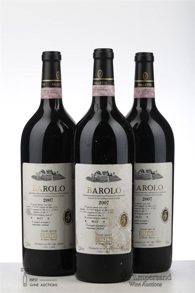 BAROLO FALLETTO 2007 - Bruno Giacosa - 3 Magnums