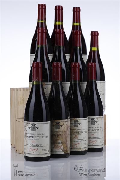 GEVREY CHAMBERTIN 1 ER CRU 1991 - Trapet - 11 Bottles