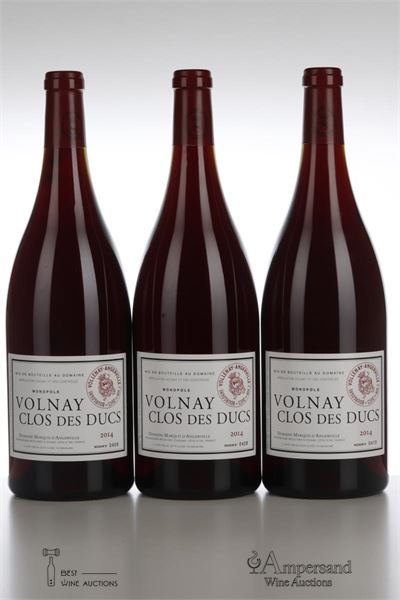 VOLNAY CLOS DES DUCS 2014 - Marquis d'Angerville - 3 Magnums