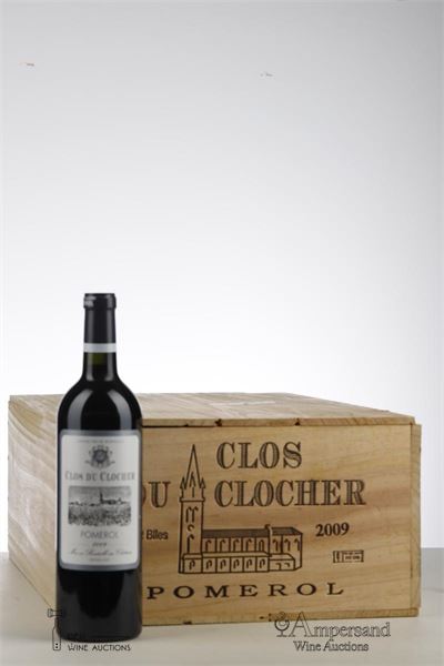 CLOS DU CLOCHER 2009 - Mc - 9 Bottles - Owc 12 - Missing Lid