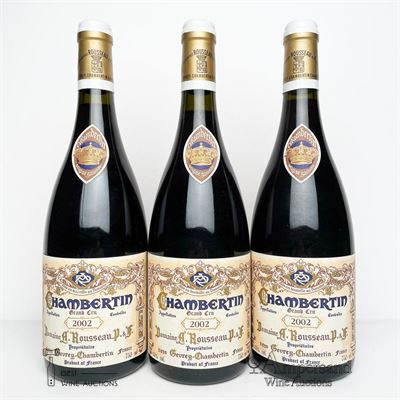 CHAMBERTIN 2002 - Armand Rousseau - 3 Bottles