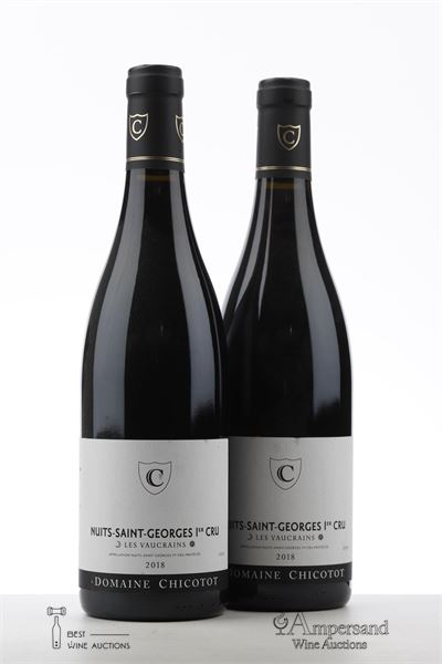 NUITS ST GEORGES LES VAUCRAINS 2018 - Chicotot - 2 Bottles