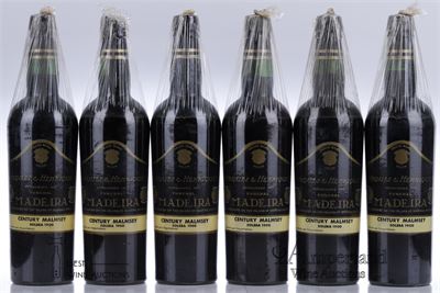 MADEIRA HENRIQUES CENTURY MALMSEY SOLERA 1900 - Henriques & Henriques - Mise en bouteille par L'Importateur - 6 Bottles