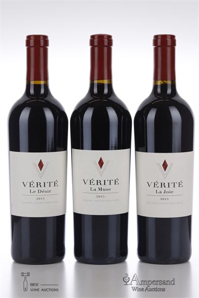VERITE ASSORTMENT- JOIE/MUSE/DESIR 2015 - Verite  - 3 Bottles - Owc 3