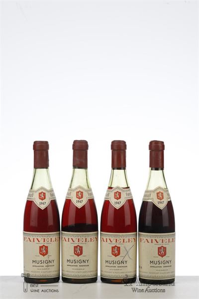 MUSIGNY 1947 - Faiveley - 4 Half Bottles