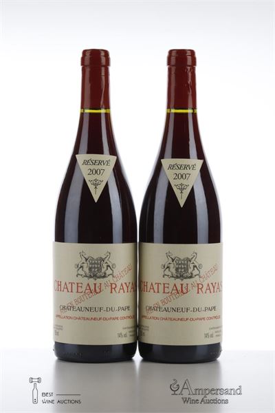 CHATEAUNEUF DU PAPE RAYAS 2007 - Reynaud - 2 Bottles