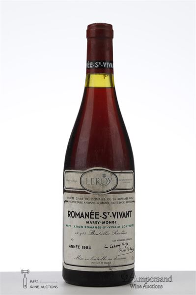 ROMANEE ST VIVANT 1984 - Domaine de la Romanee Conti - 1 Bottle
