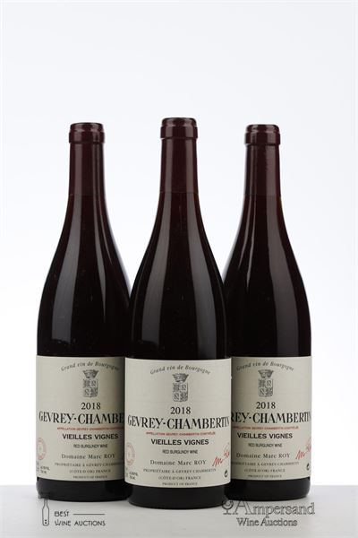 GEVREY CHAMBERTIN VIEILLES VIGNES 2018 - Marc Roy - 3 Bottles