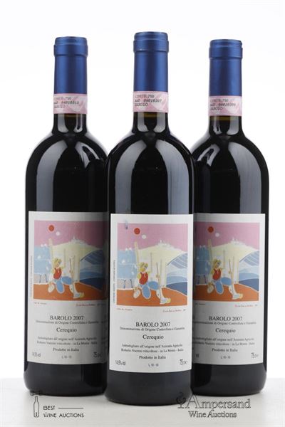 BAROLO CEREQUIO 2007 - Roberto Voerizio - 3 Bottles
