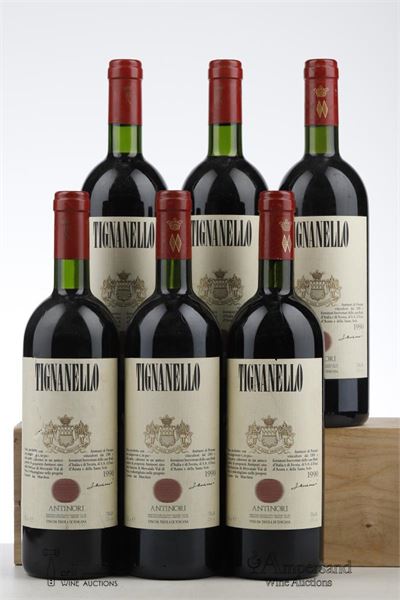 TIGNANELLO 1990 - Antinori - 6 Bottles