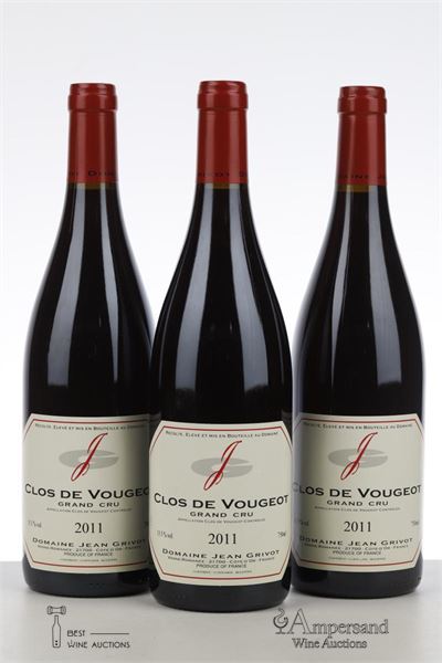 CLOS DE VOUGEOT 2011 - Jean Grivot - 3 Bottles